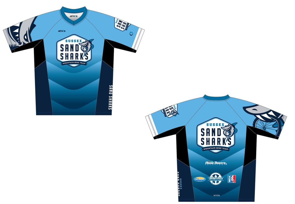 Gruve MTB Jersey S/S - Sussex Sand Sharks – Custom