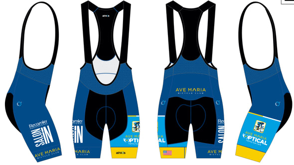 Split-Zero Bib-Short Men's  - Ave Maria Bicycle Club