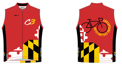 Squad One Sleeveless Jersey Mens - C3 Chesapeake Cycling Club