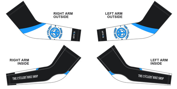 Blue Chase Arm Warmer - The Cyclery Bike Shop