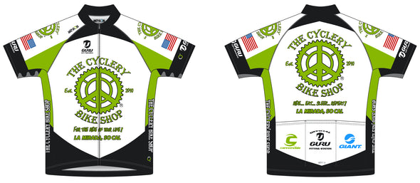 Green Squad One Youth Jersey - The Cyclery Bike Shop