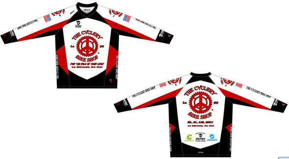 Red Gruve MTB Jersey L/S - The Cyclery Bike Shop