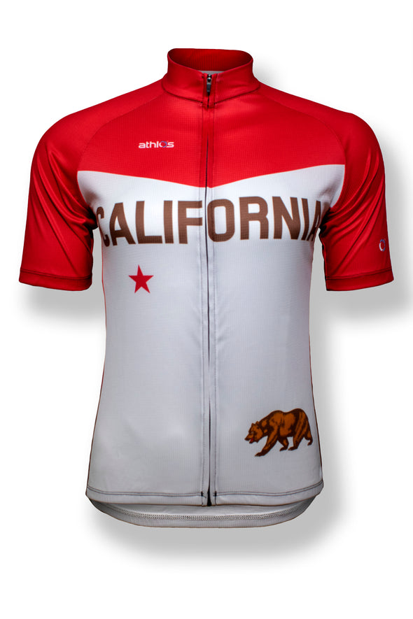 California Republic Themed Men's Cycling Jersey